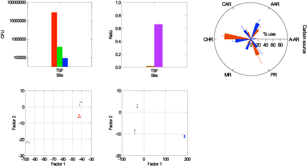New topsoil stockpile activity graphs